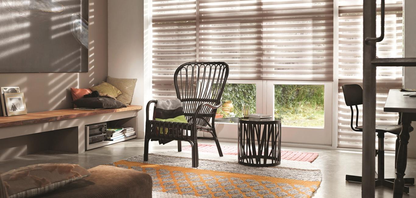 Twinline™ Cortinas para living- Cortina Twinline HunterDouglas